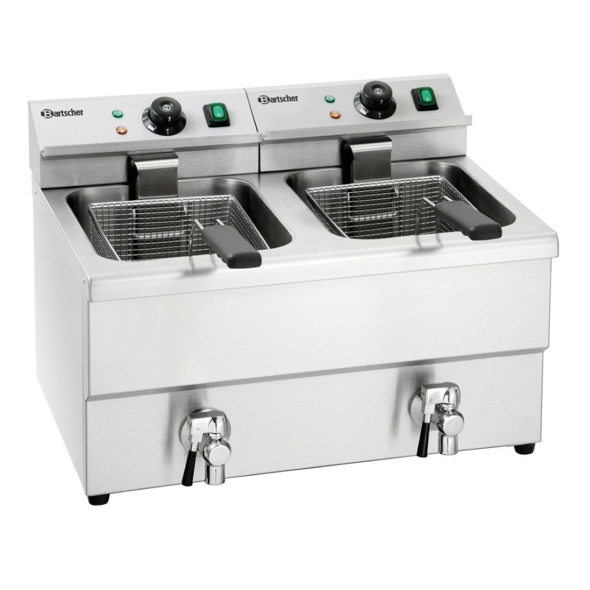 Bartscher Fritteuse IMBISS II; 8 l, 584x480x405 cm (BxTxH); silber