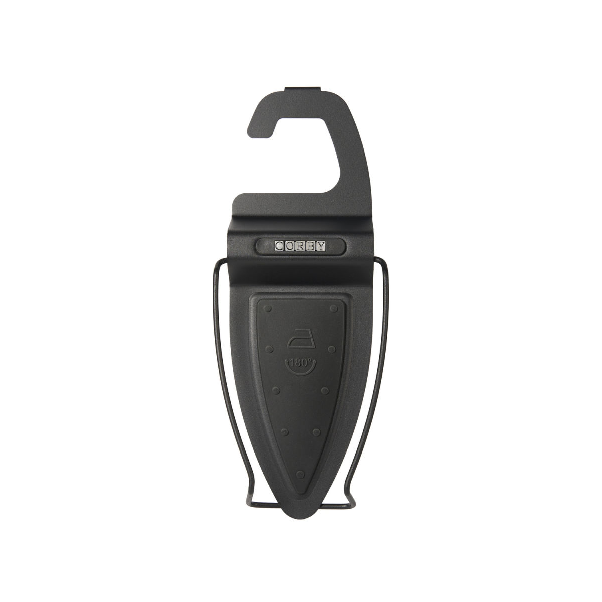 CORBY Bügelstation Halter 1200 W in Schwarz; 9.2x12.1x31.3 cm (LxBxH); schwarz
