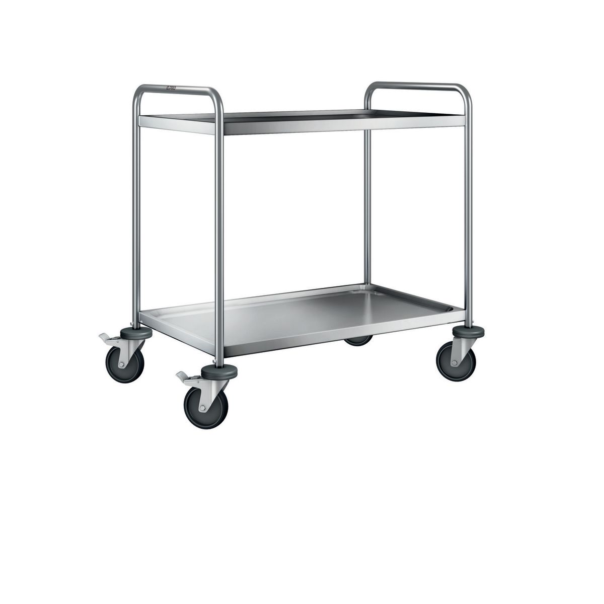 B.PRO Servierwagen SW 9x6-2 2 Borde, Rollen stahlverzinkt; 65x95x95 cm (BxTxH); grau