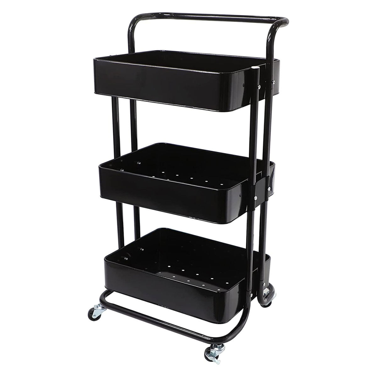 ECHTWERK Servierwagen; 43x32x86 cm (BxTxH); schwarz