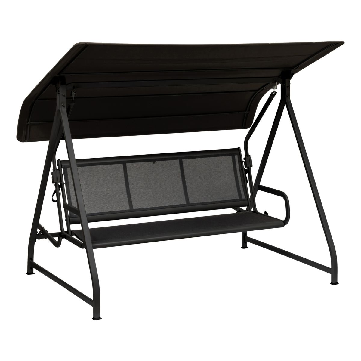 KETTLER Hollywoodschaukel PARADISO; 169x228x189 cm (BxTxH); Sitz schwarz, Gestell anthrazit