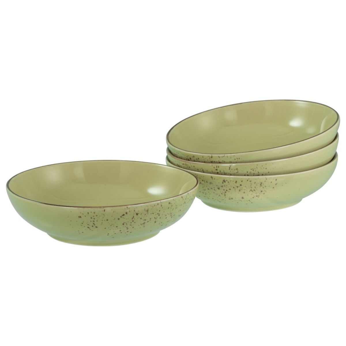 CreaTable Nature Collection - Poke Bowl 4-tlg; 950 ml, 22.5x6 cm (ØxH); hellgrün; rund; 4 Stück / Pack