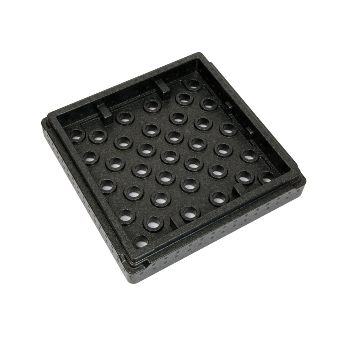Thermo Future Box Kühlaufsatz Box PIZZA; 41x41x7.5 cm (LxBxH); schwarz
