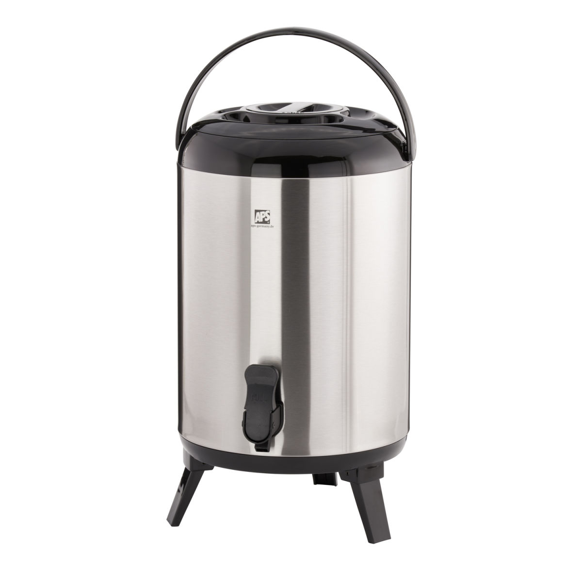 APS Getränke-/Iso-Dispenser, 9,5 l; 9.5 l, 24x42 cm (ØxH); silber