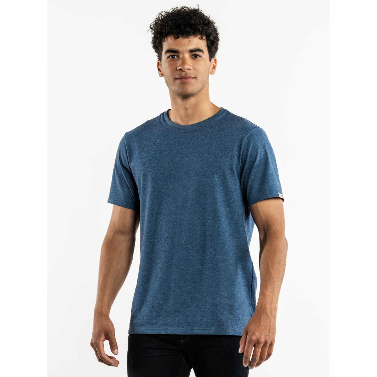 Chaud Devant T–shirt Ronda Blue Melee; Kleidergröße XS; blau meliert