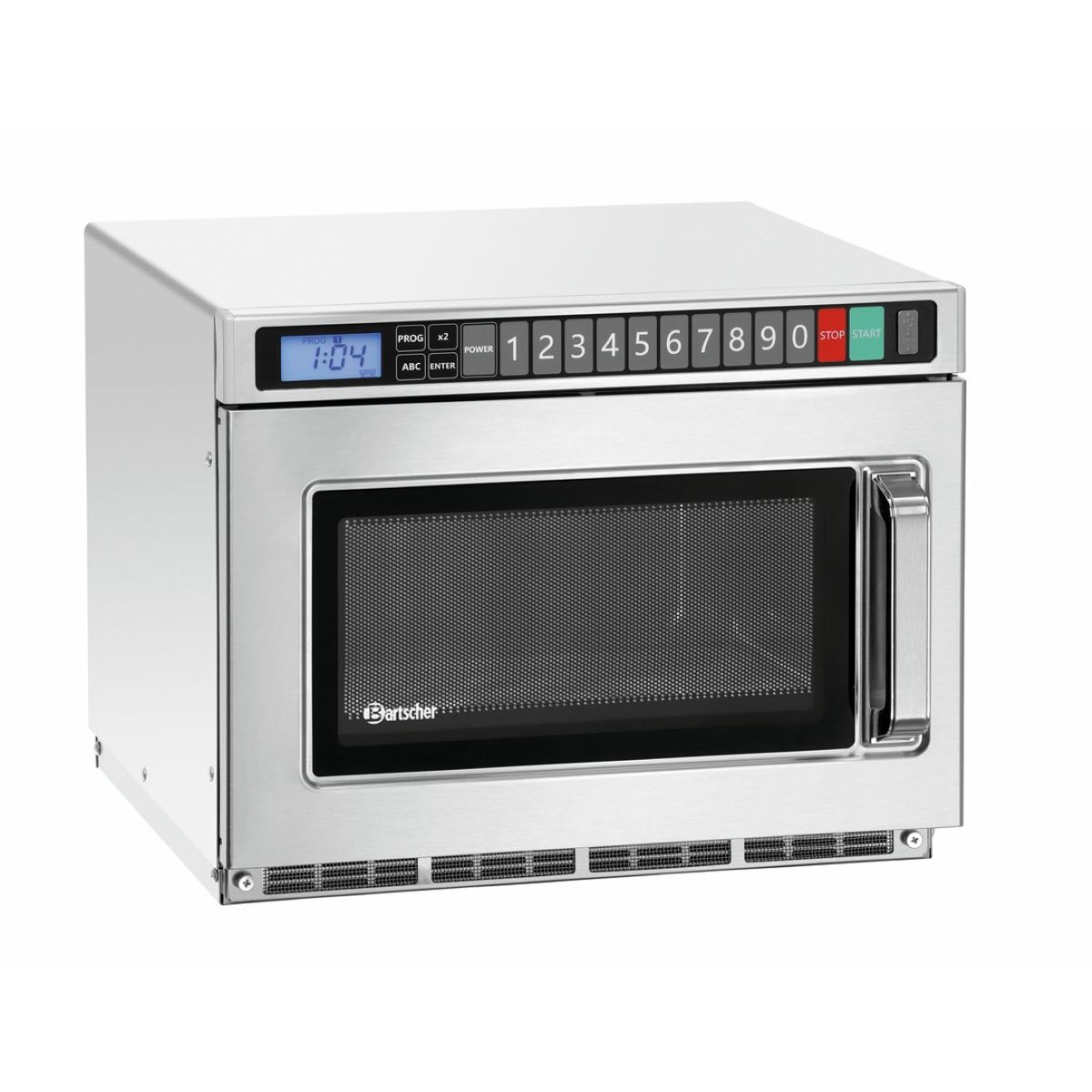 Bartscher Mikrowelle 18180D; 18 l, 425x520x340 cm (BxTxH); silber