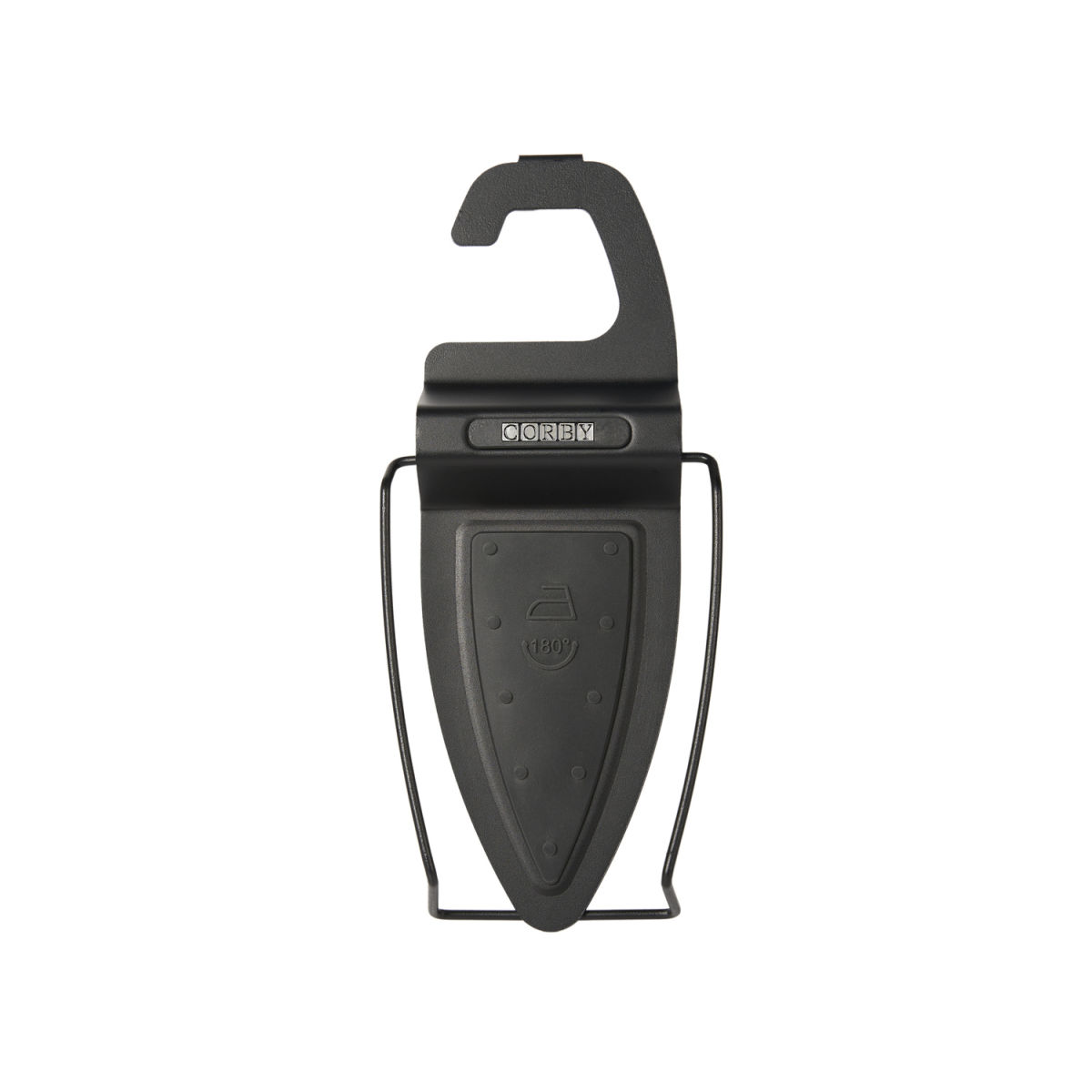 CORBY Bügelstation-Halter 1600W & 2000W in Schwarz; 9.2x12.1x31.3 cm (LxBxH); schwarz