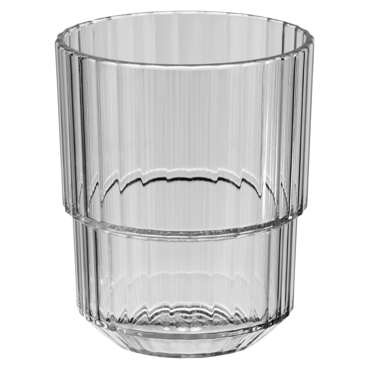 APS Trinkbecher LINEA, Tritan; 150 ml, 6.5x6.5x8 cm (LxBxH); grau; 48 Stück / Pack