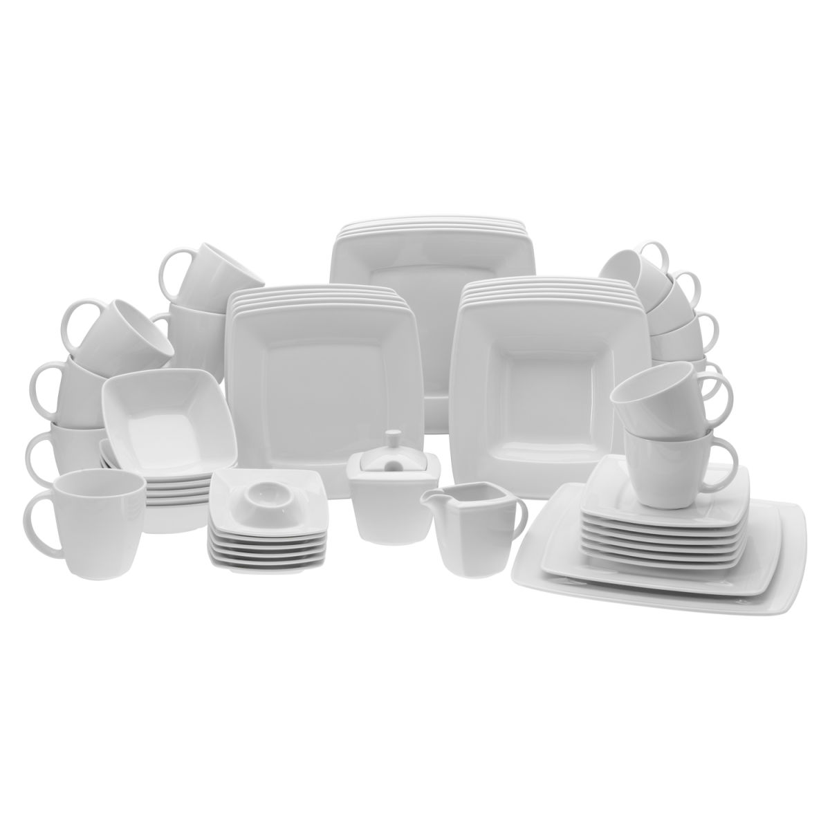 CreaTable Victoria - Kombiservice 50-tlg; weiß