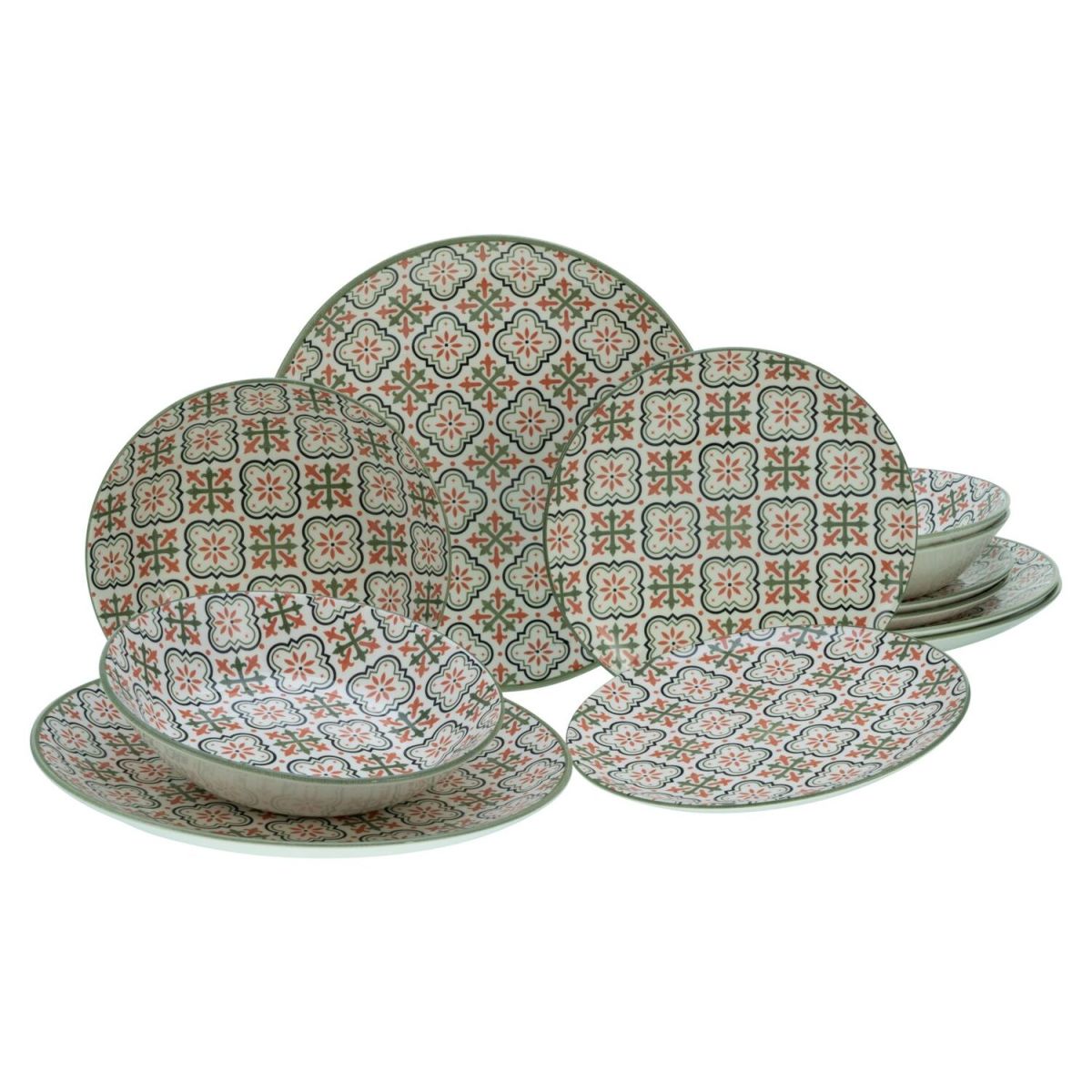 CreaTable Rumi - Tellerset 12-tlg; mehrfarbig