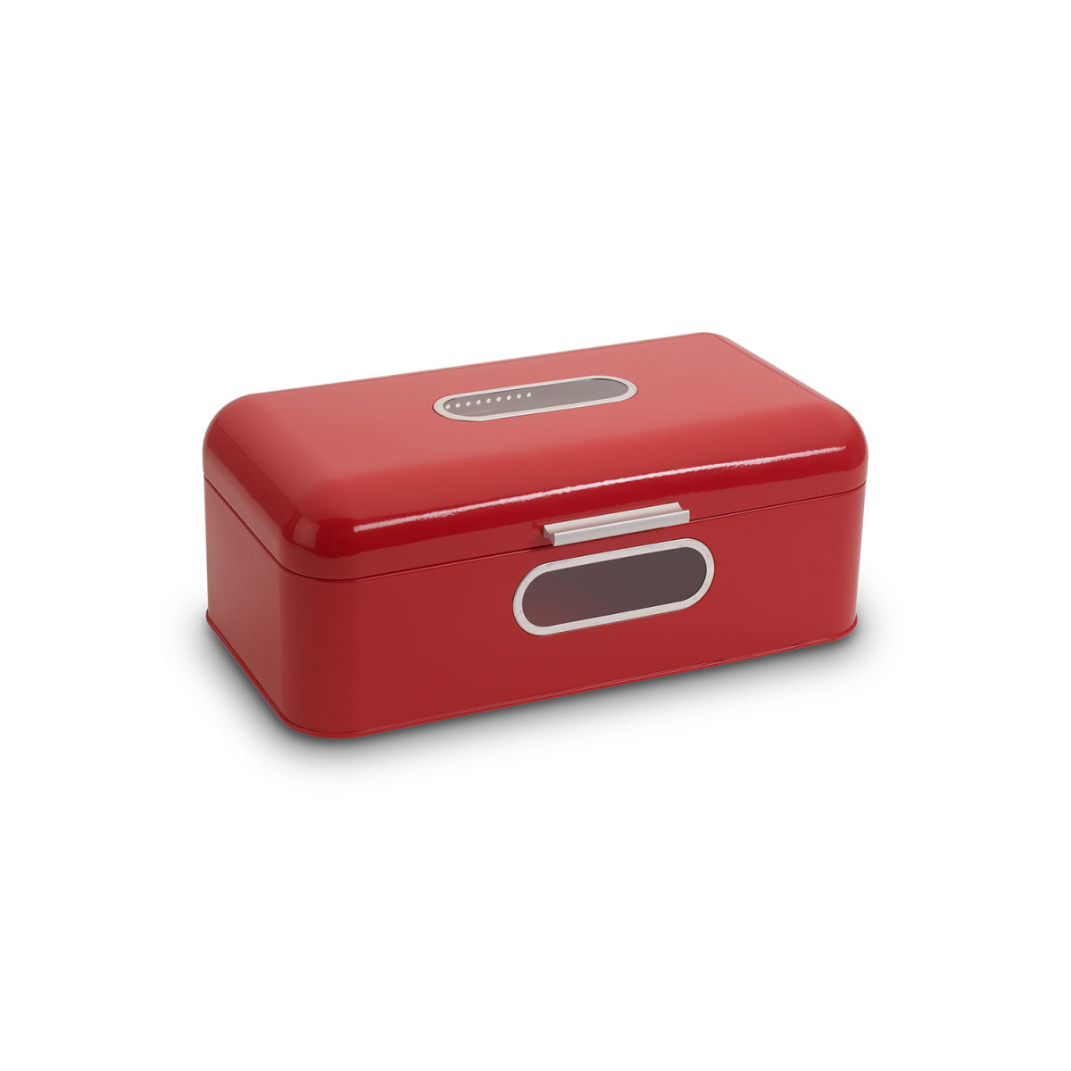 ECHTWERK Brotkasten retro; 22.222 l, 43x24x17 cm (LxBxH); rot; rechteckig