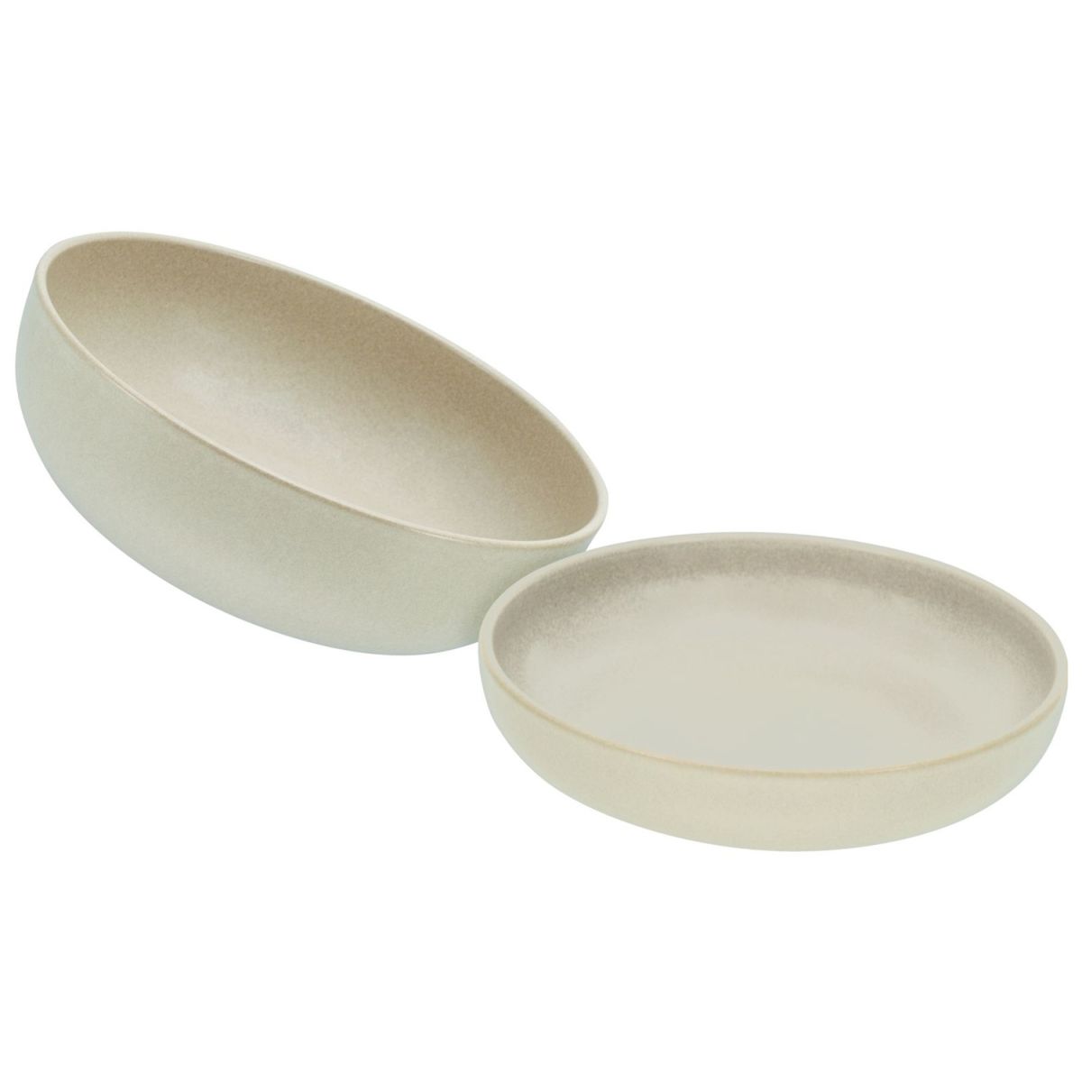 CreaTable Uno - Salatset 2-tlg; 2000 ml; sand