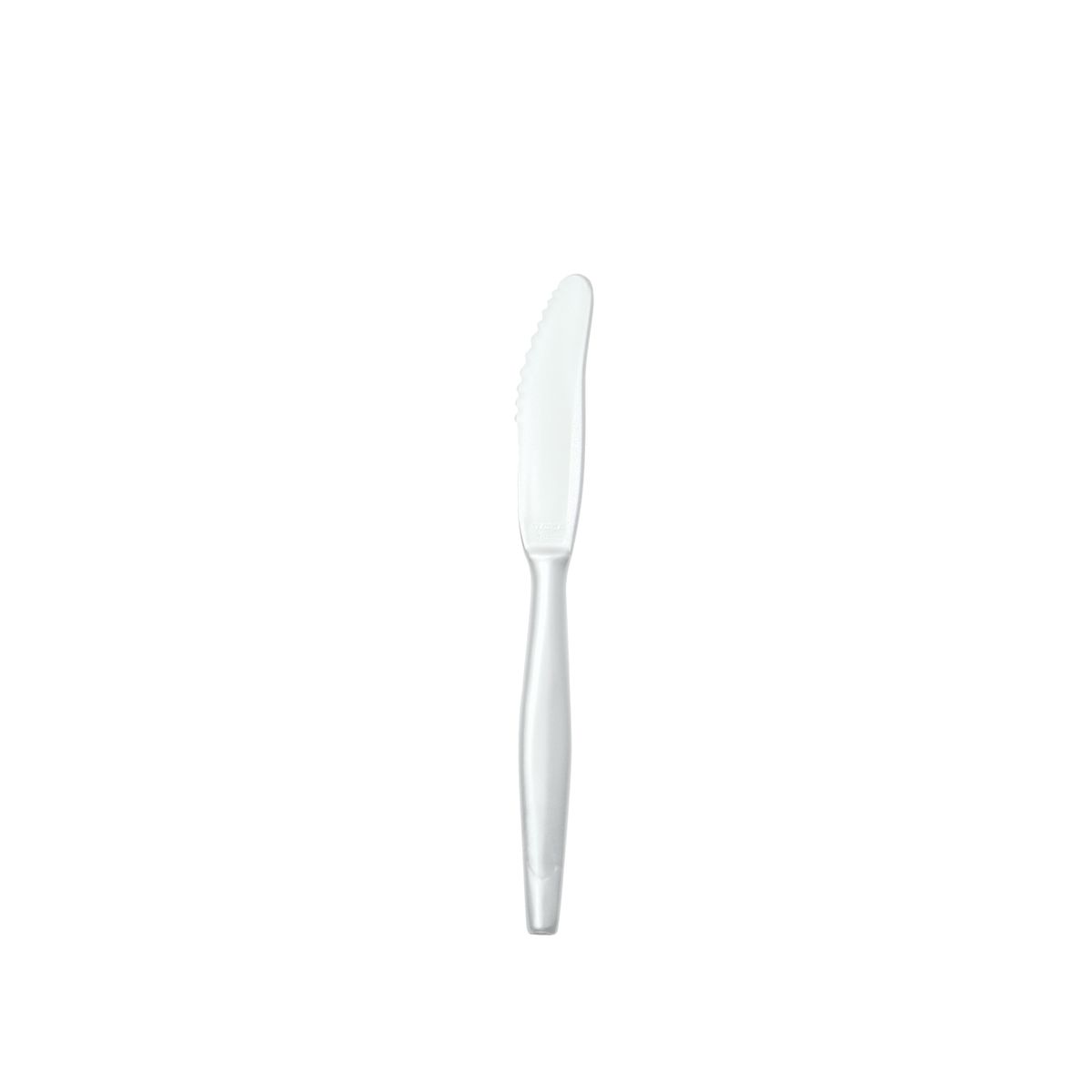 WACA Messer SAN Kunststoff; 19 cm (L); weiß; 25 Stück / Pack