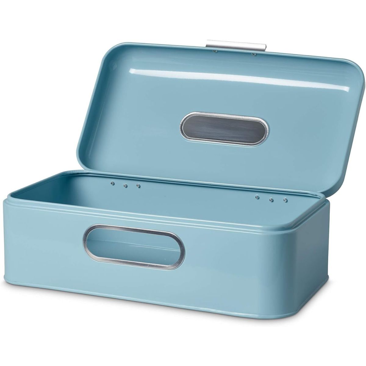 ECHTWERK Brotkasten retro; 22.222 l, 43x24x17 cm (LxBxH); hellblau; rechteckig