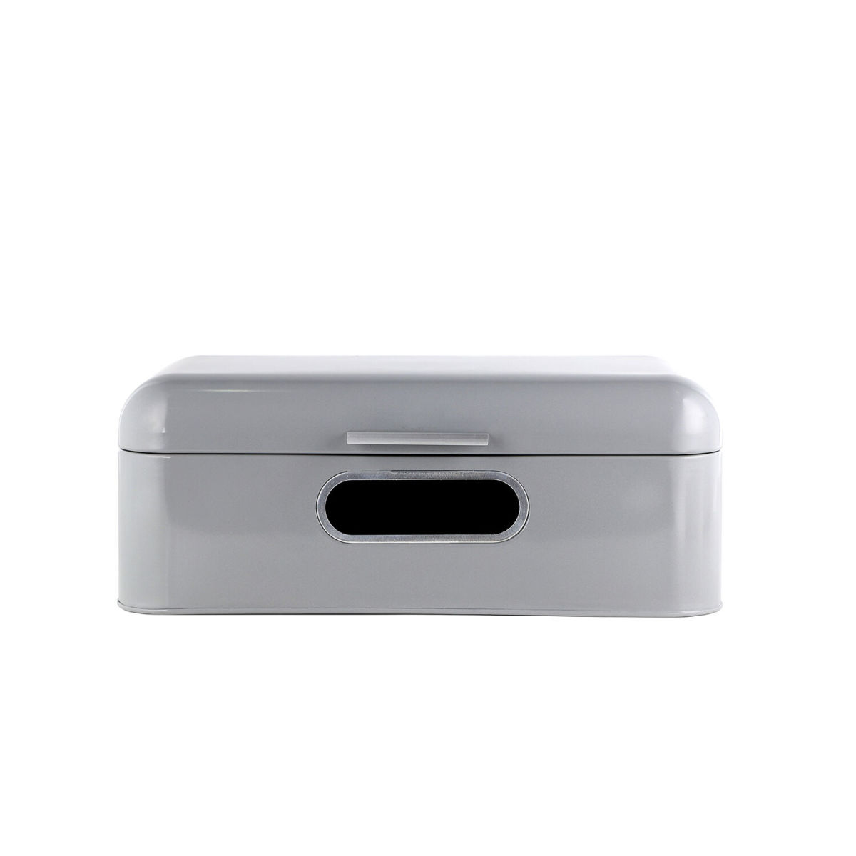 ECHTWERK Brotkasten retro 1 Fenster; 22.222 l, 43x24x17 cm (LxBxH); grau; rechteckig