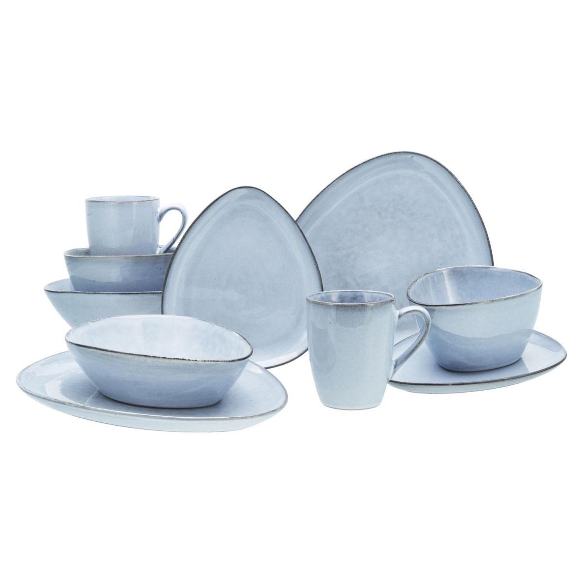 CreaTable Cloudy - Kombiservice 10 tlg; blau
