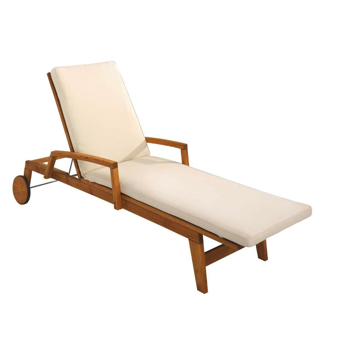 Rondo Auflage für Sonnenliege 'Milano', Bezug aus Polyester; 58x200x6 cm (BxLxH); natur