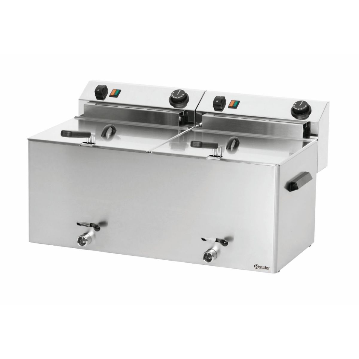 Bartscher Fritteuse PROFESSIONAL II; 20 l, 75x45x37.5 cm (BxTxH); silber