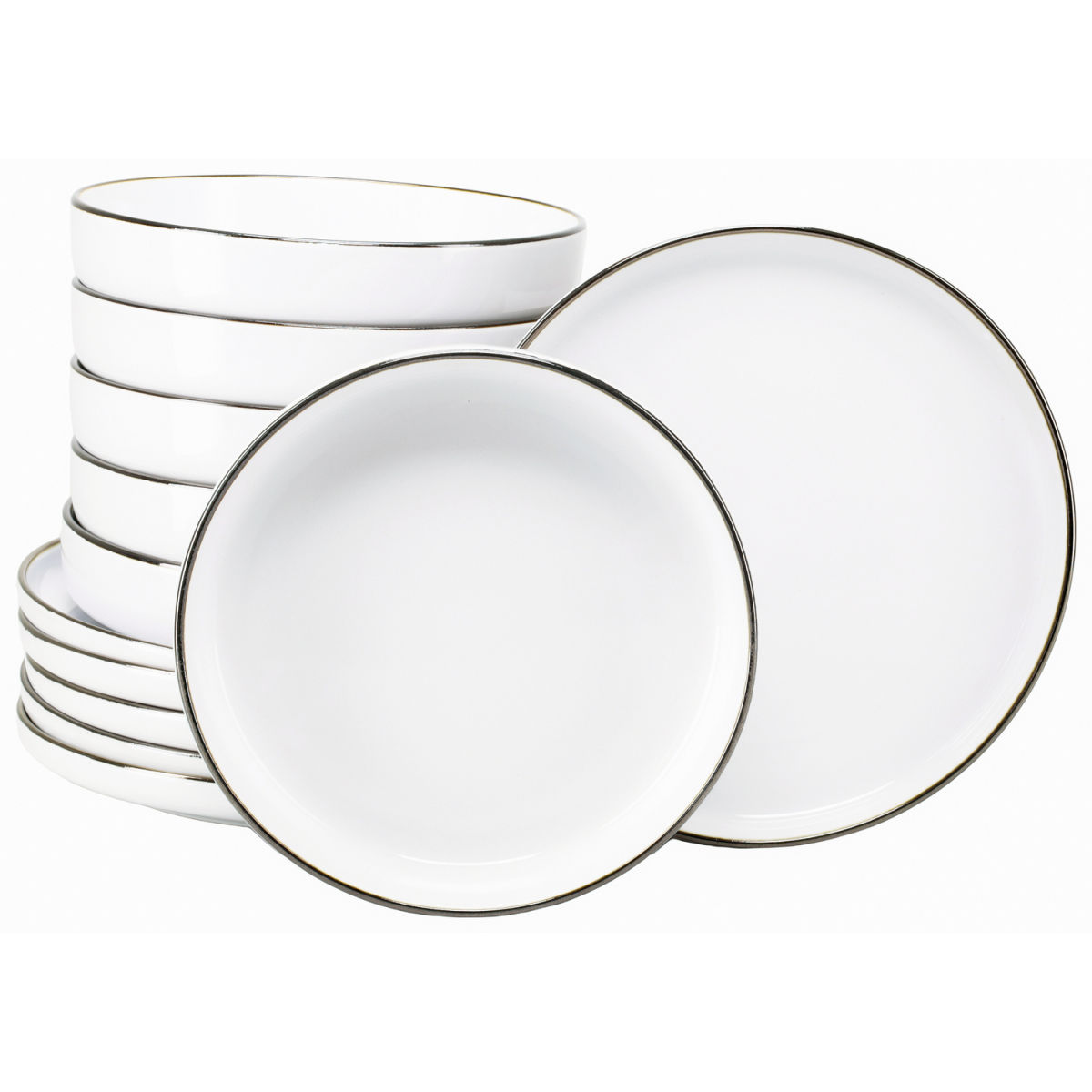 CreaTable Nordic Festive - Tafelservice 12-tlg; weiß