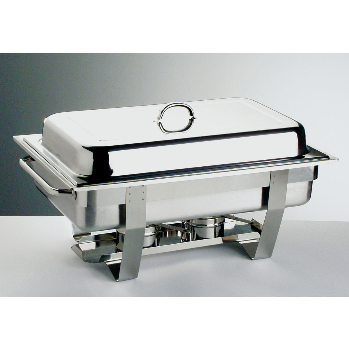 APS Chafing Dish, 1/1 GN , h=65 mm; Größe GN 1/1, 9 l, 35.5x31x30 cm (BxTxH); silber; rechteckig