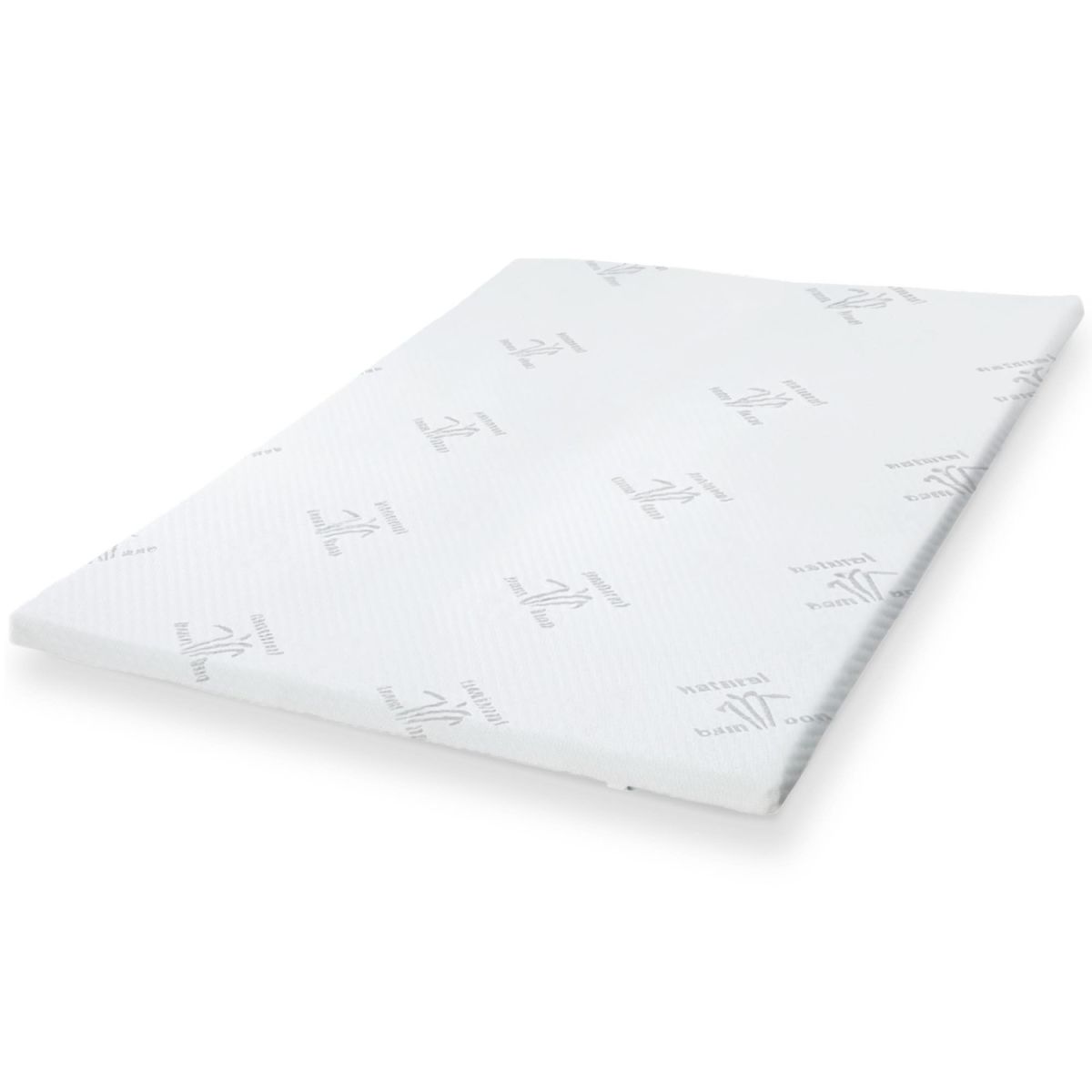 The White Stone Topper Lattice Waterfoam, Ergonomischer Matratzen-Topper; 200x200x5 cm (BxLxH); weiß; H2-medium