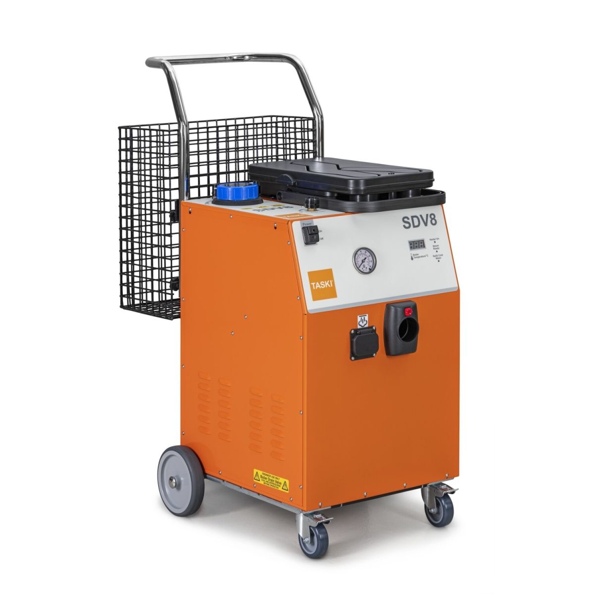 Diversey TASKI Steam SDV8 Dampfreiniger mit 8 bar; orange/grau