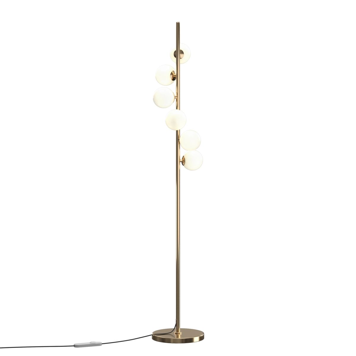 Maytoni Maytoni Stehleuchte Dallas Gold, aus Metall, 6xG9; 25x25x150x25 cm (LxBxHxØ); gold; Gestell gold