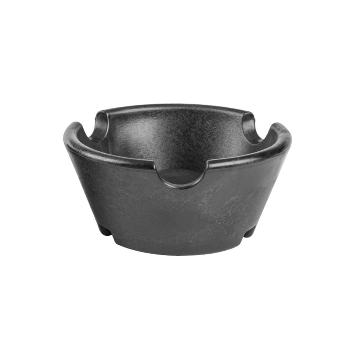 MPDrink Großer Aschenbecher Polyamid; 9.8x4.8 cm (ØxH); schwarz