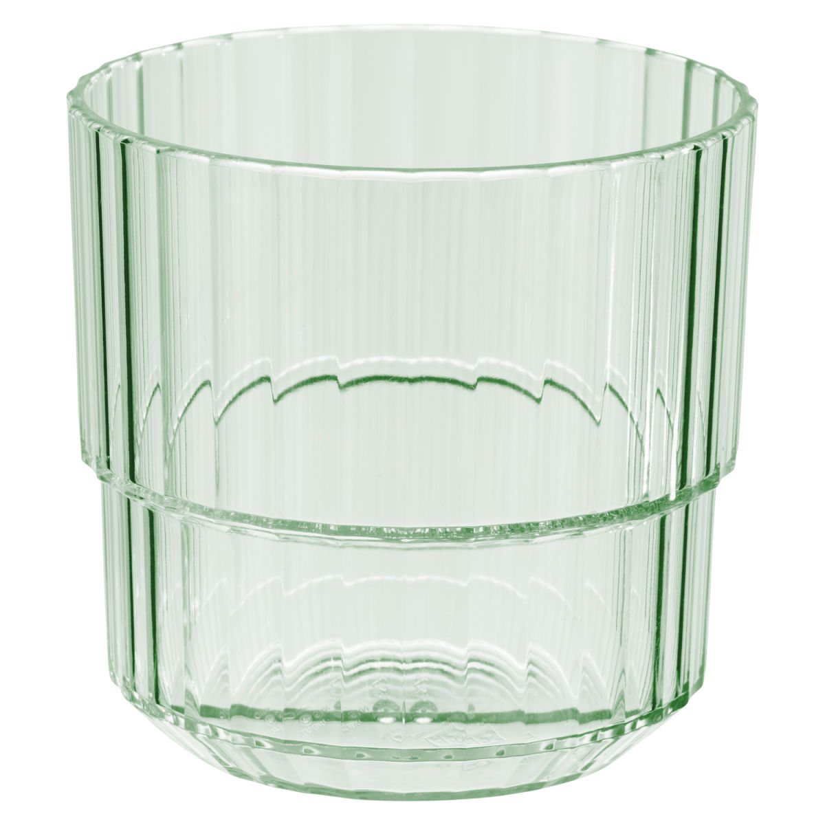 APS Trinkbecher LINEA, Tritan; 220 ml, 8.5x8.5x8 cm (LxBxH); grün; 48 Stück / Pack