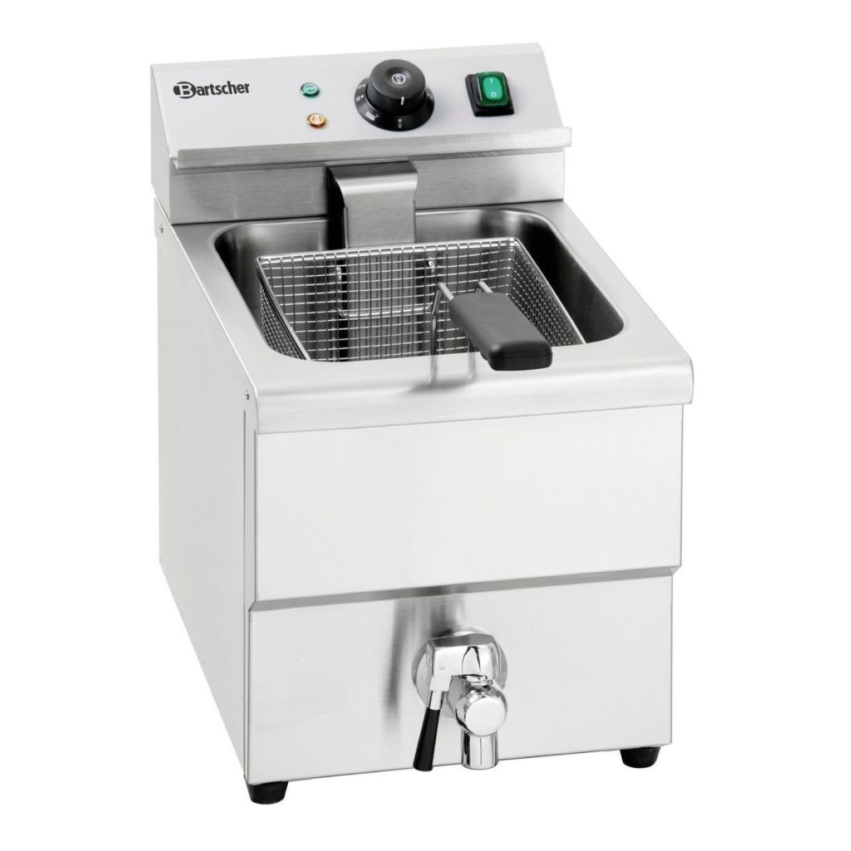 Bartscher Fritteuse IMBISS I; 8 l, 290x630x410 cm (BxTxH); silber