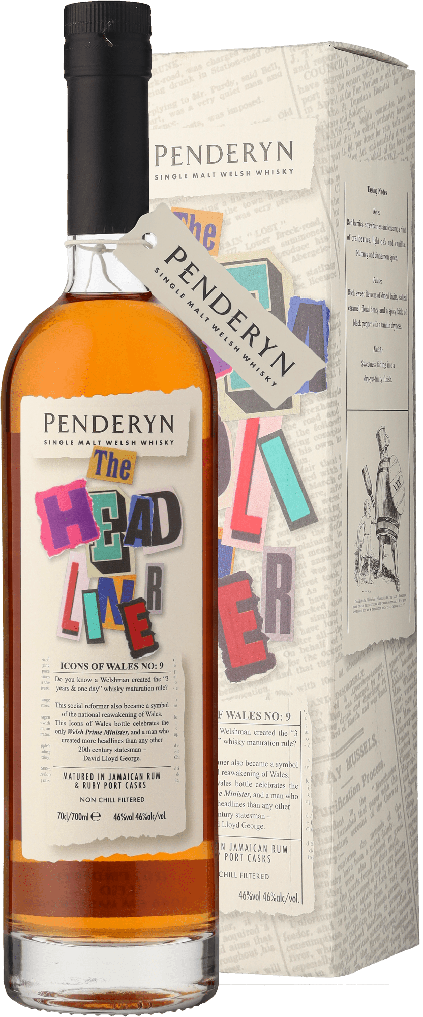 Penderyn Icon Wales Headliner Whisky