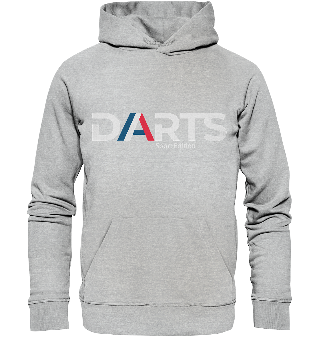 Darts Hoodie Premium grau L (Large)