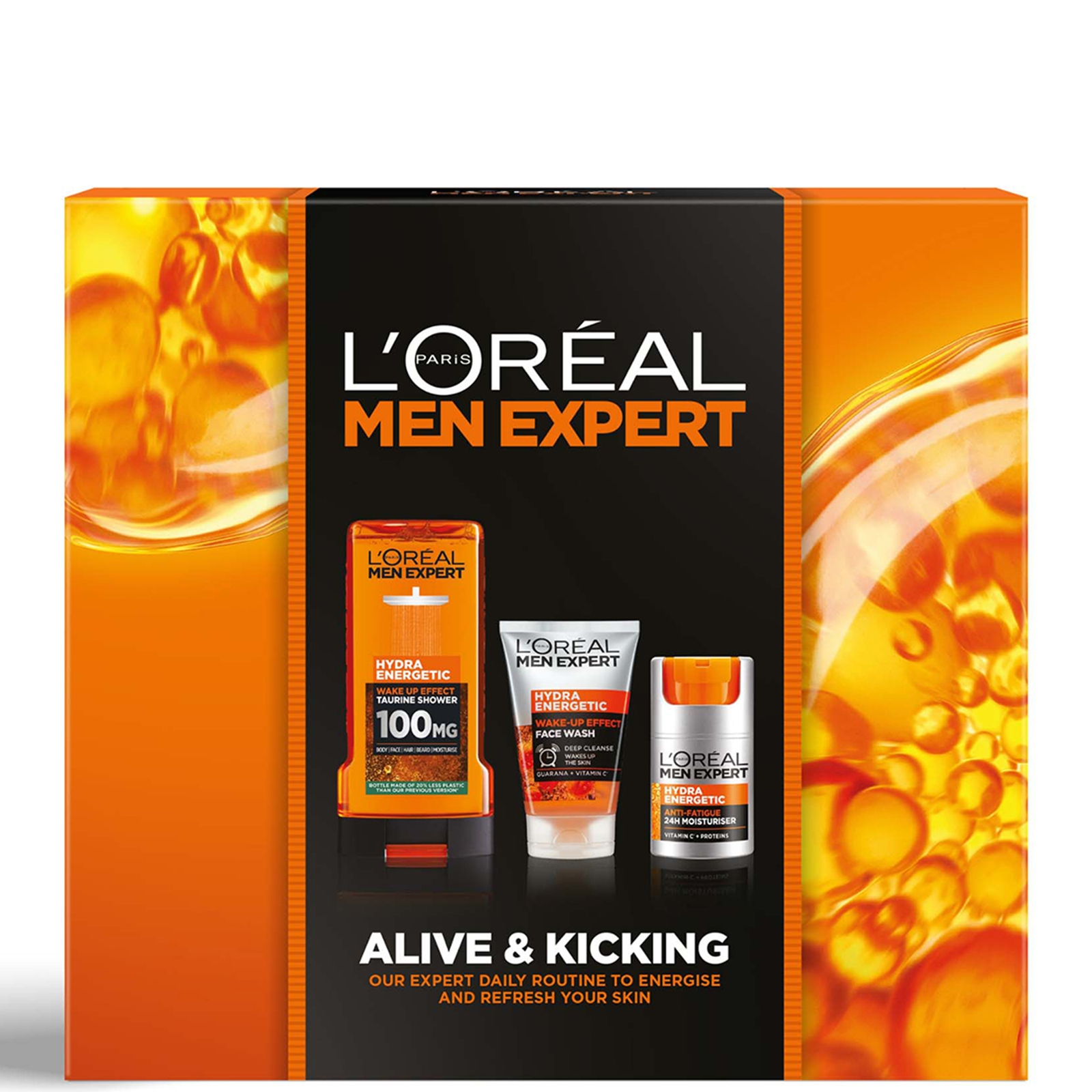 L'Oreal Paris Men Expert Alive and Kicking 3 Piece Gift Set for Him