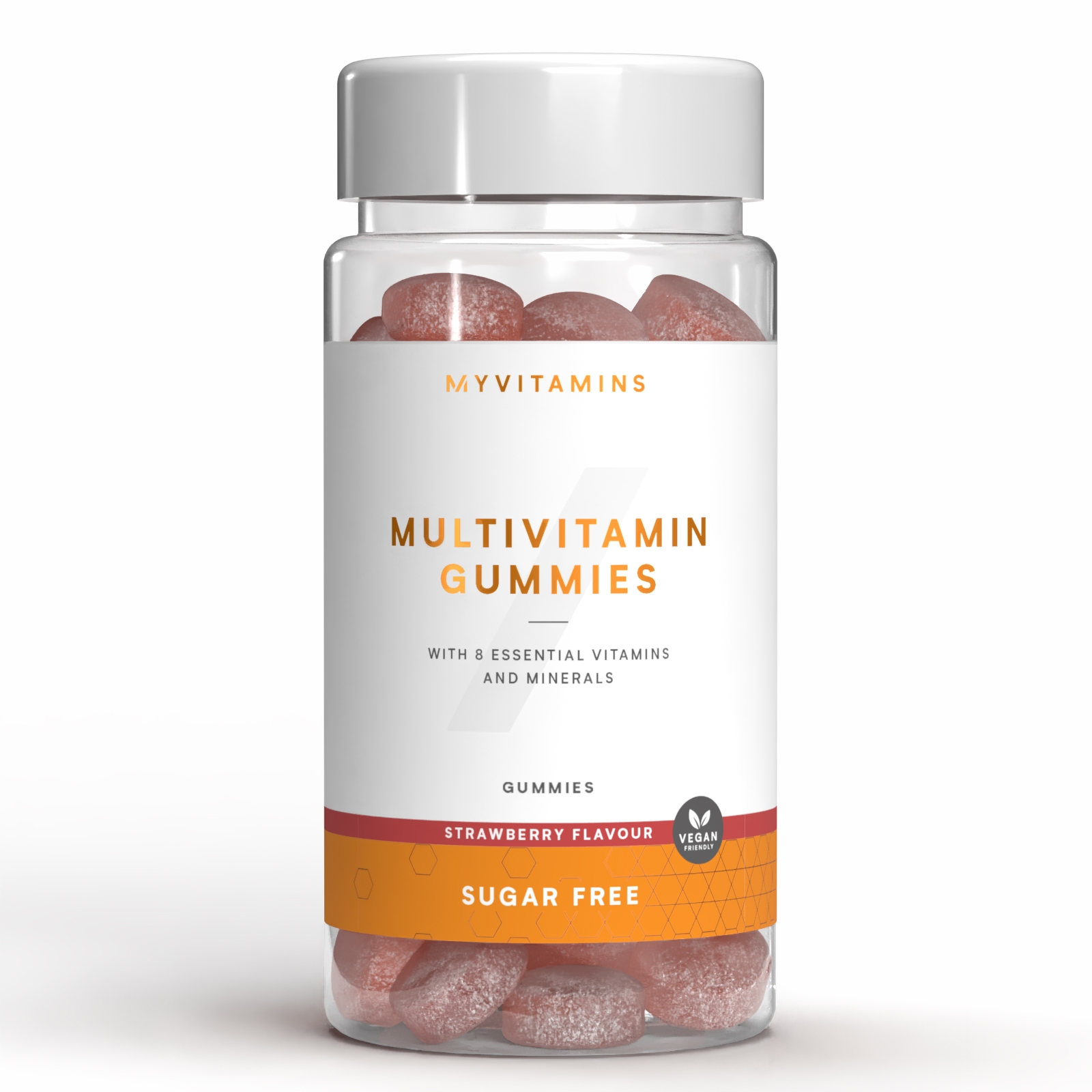 Myvitamins Sugar Free Multivitamin ALT - 60Gummibärchen - Sugar Free Strawberry