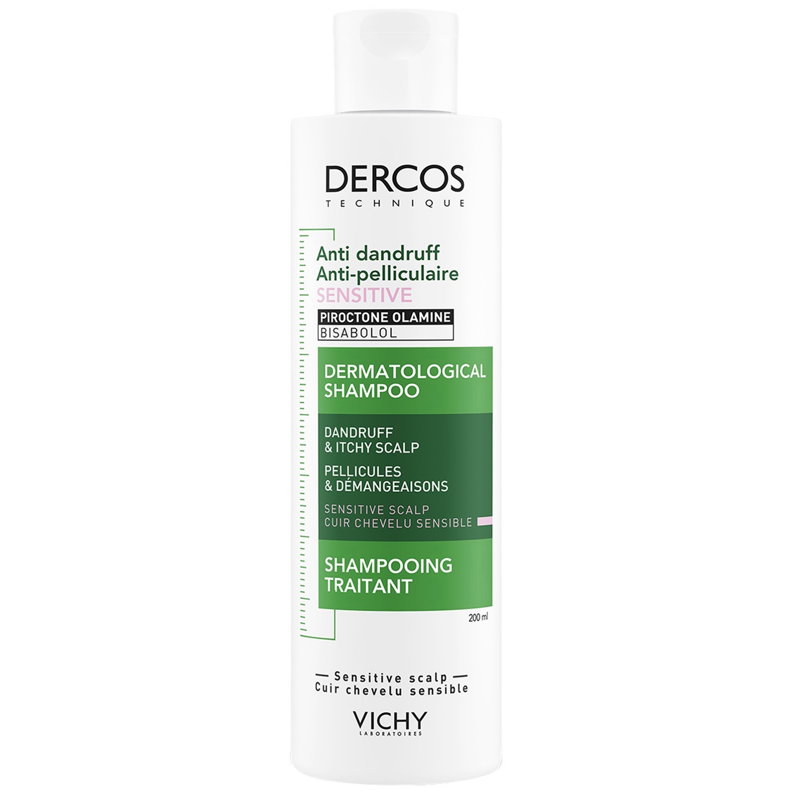 VICHY Dercos Anti--Schuppen-Shampoo für empfindliche Kopfhaut 200 ml