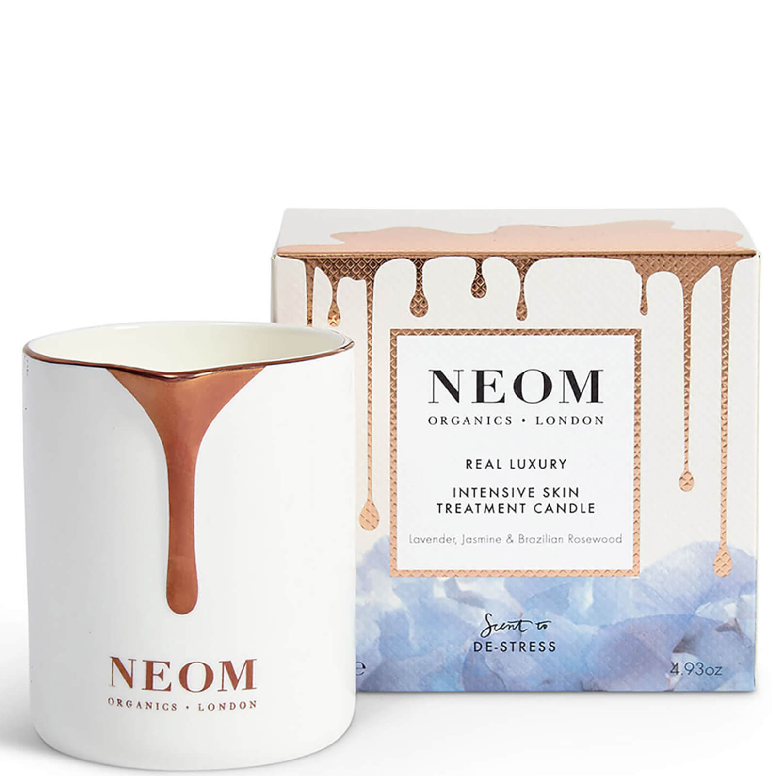 NEOM Real Luxury De-Stress Intensive Kerze zur Hautbehandlung