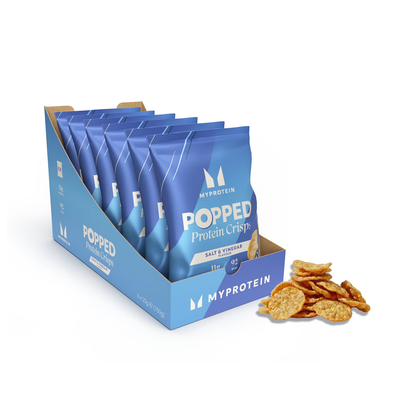 Gepuffte Protein Crisps - Salz & Essig
