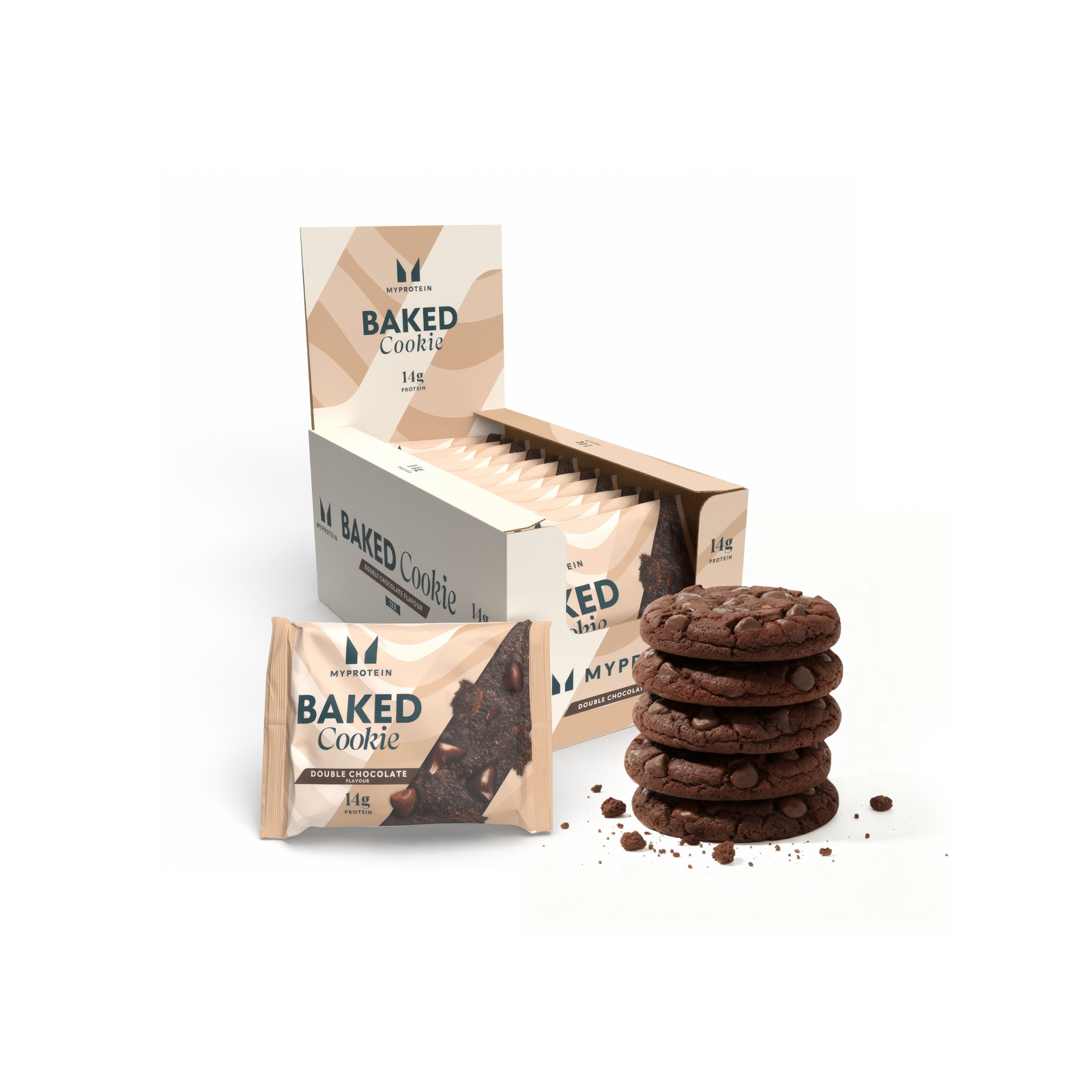 Baked Protein Cookie - 12 x 75g - Schokolade