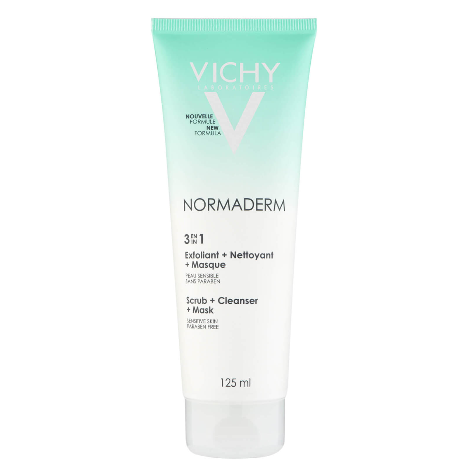 Vichy Normaderm 3-in-1 Scrub, Cleanser and Mask (125ml)
