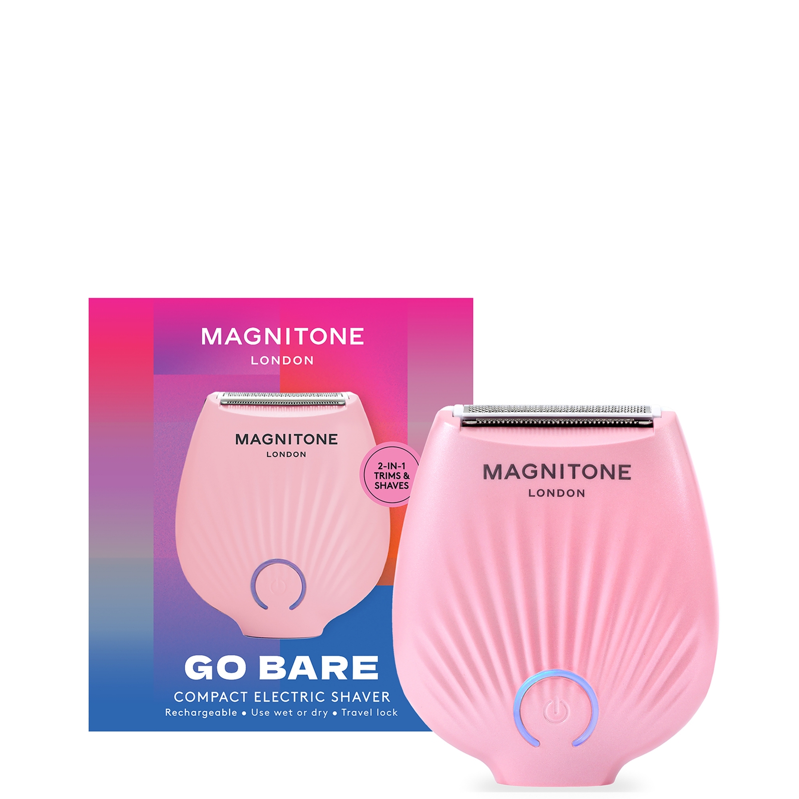MAGNITONE London GoBare! Wiederaufladbarer Mini Lady Rasierer