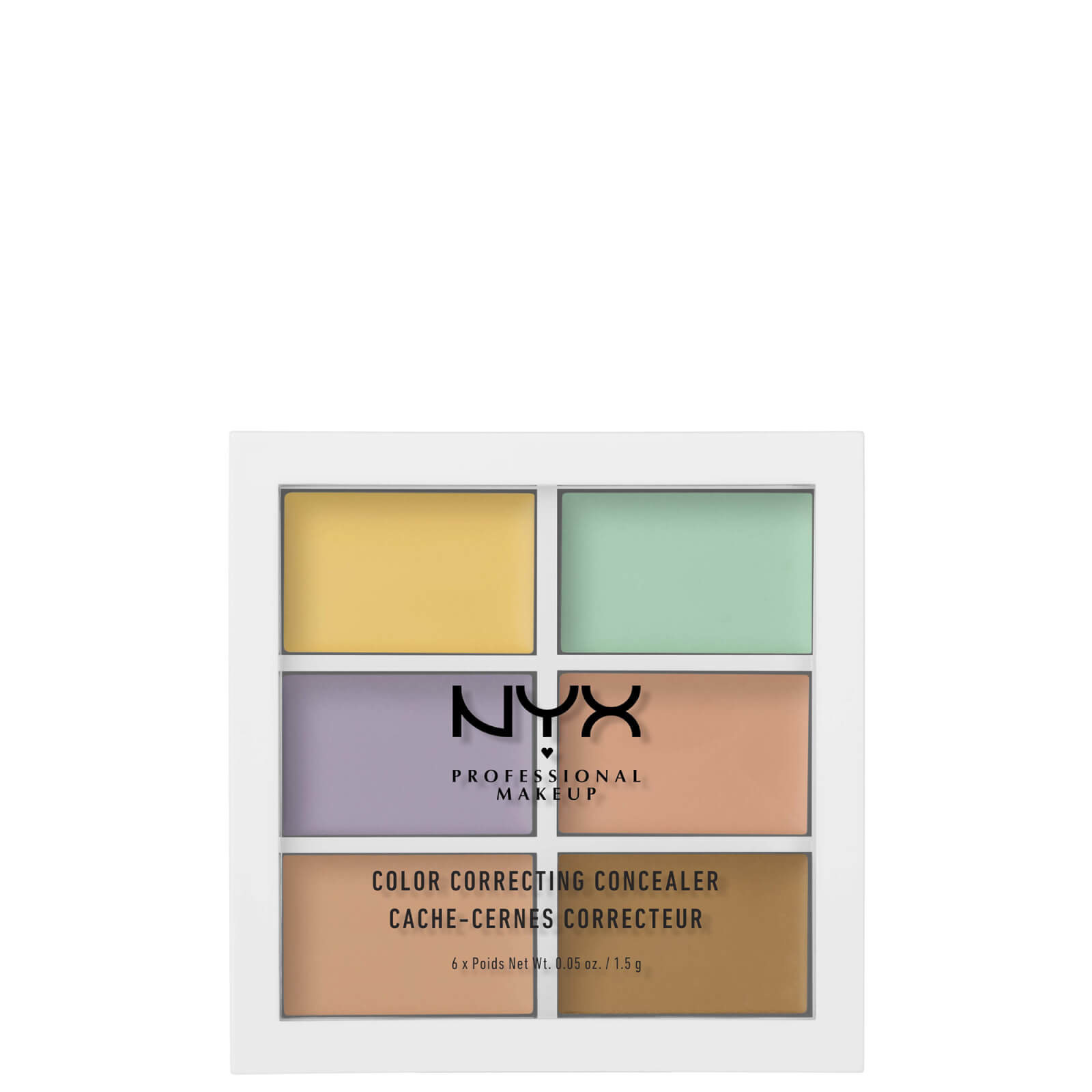 NYX Professional Makeup 3C Palette - Farbkorrigierender Concealer