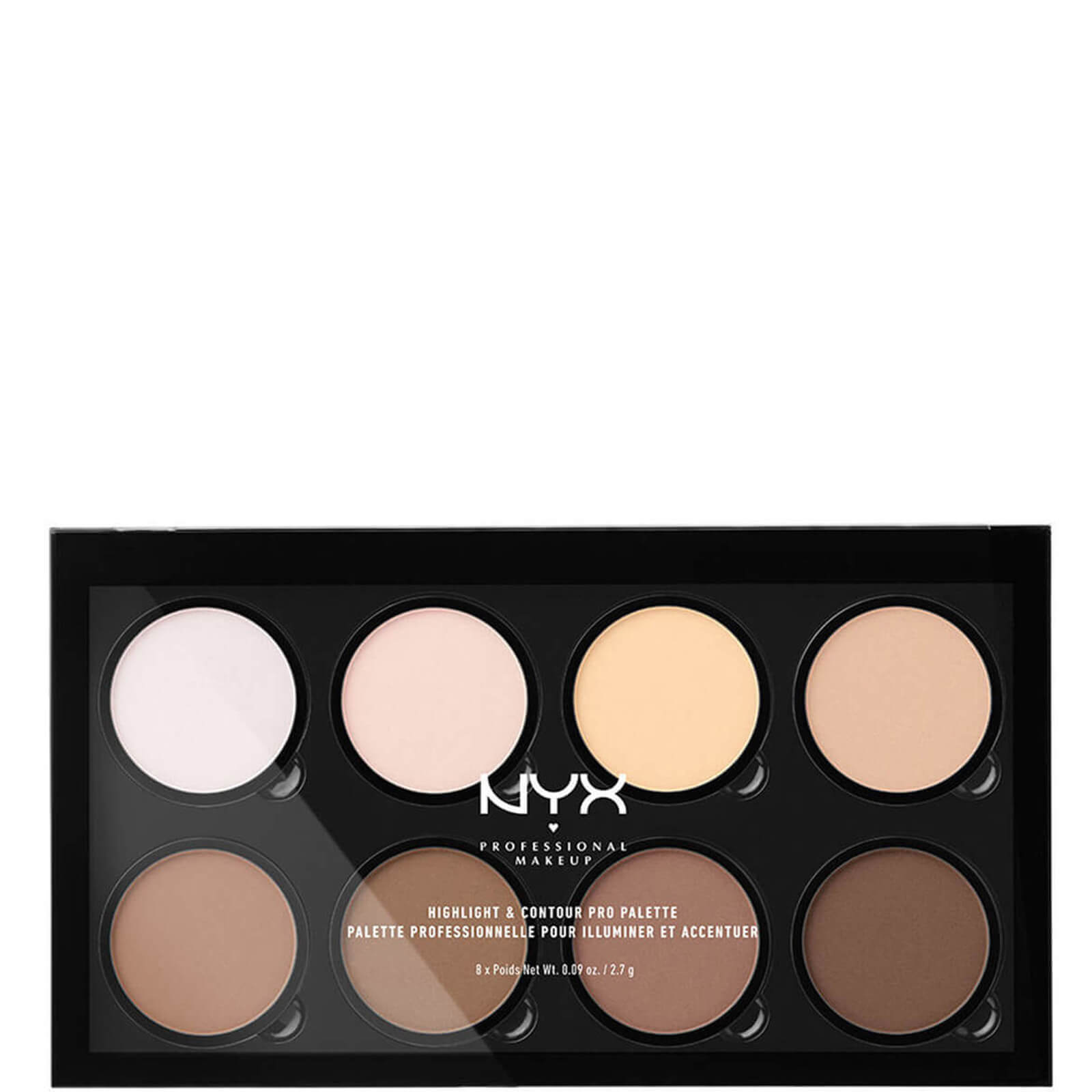 NYX Professional Makeup Highlighter & Konturen Pro Palette