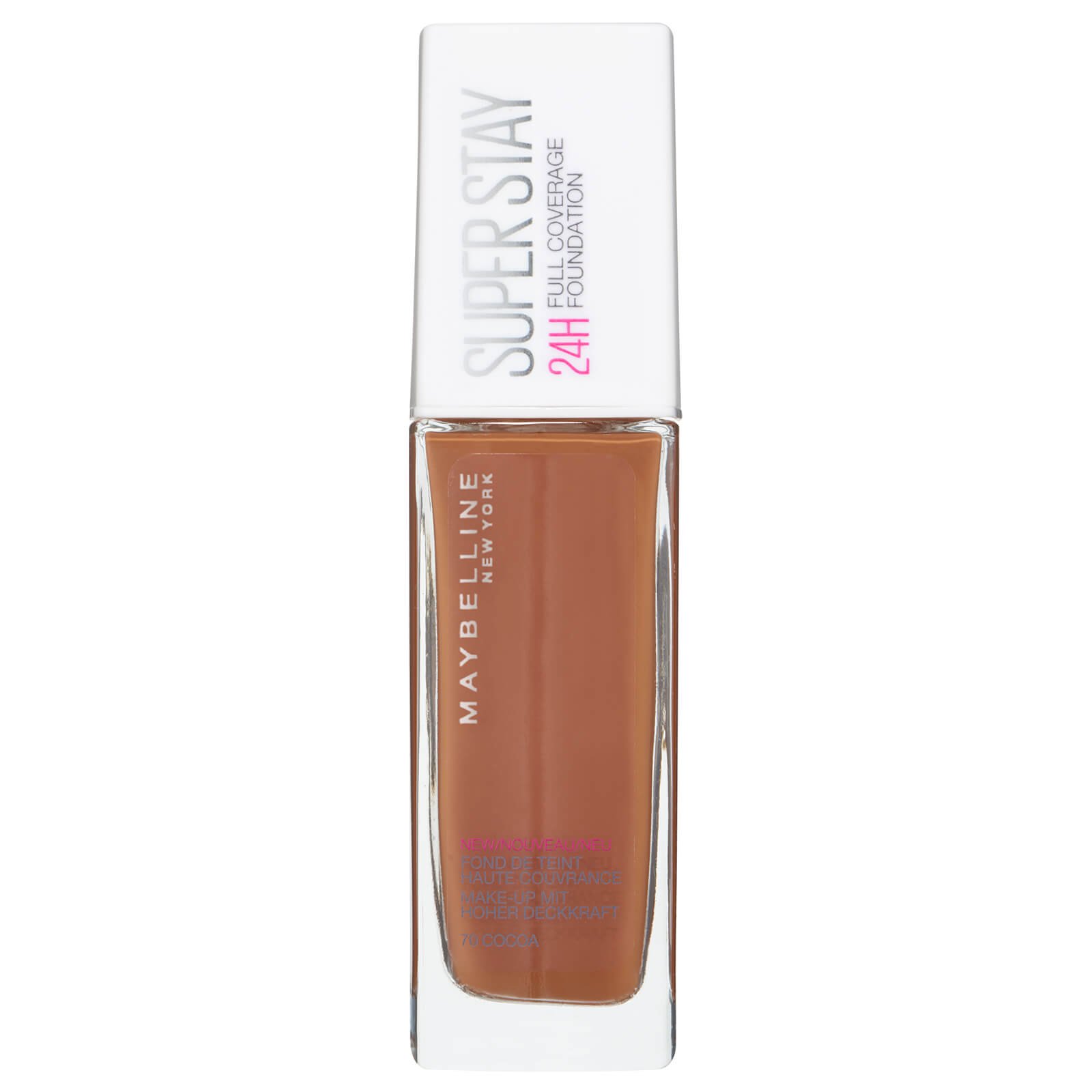 Maybelline Superstay 24H Liquid Foundation (verschiedene Farbtöne) - 70 Cocoa