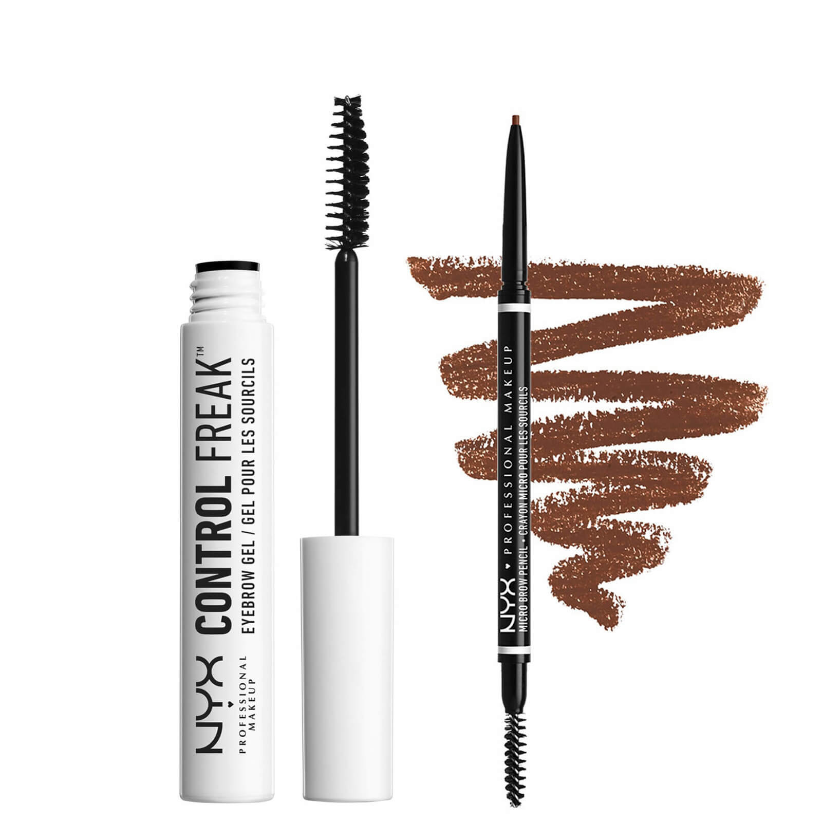 NYX Professional Makeup Tame and Define Brow Duo (verschiedene Farbtöne) - Ash Brown