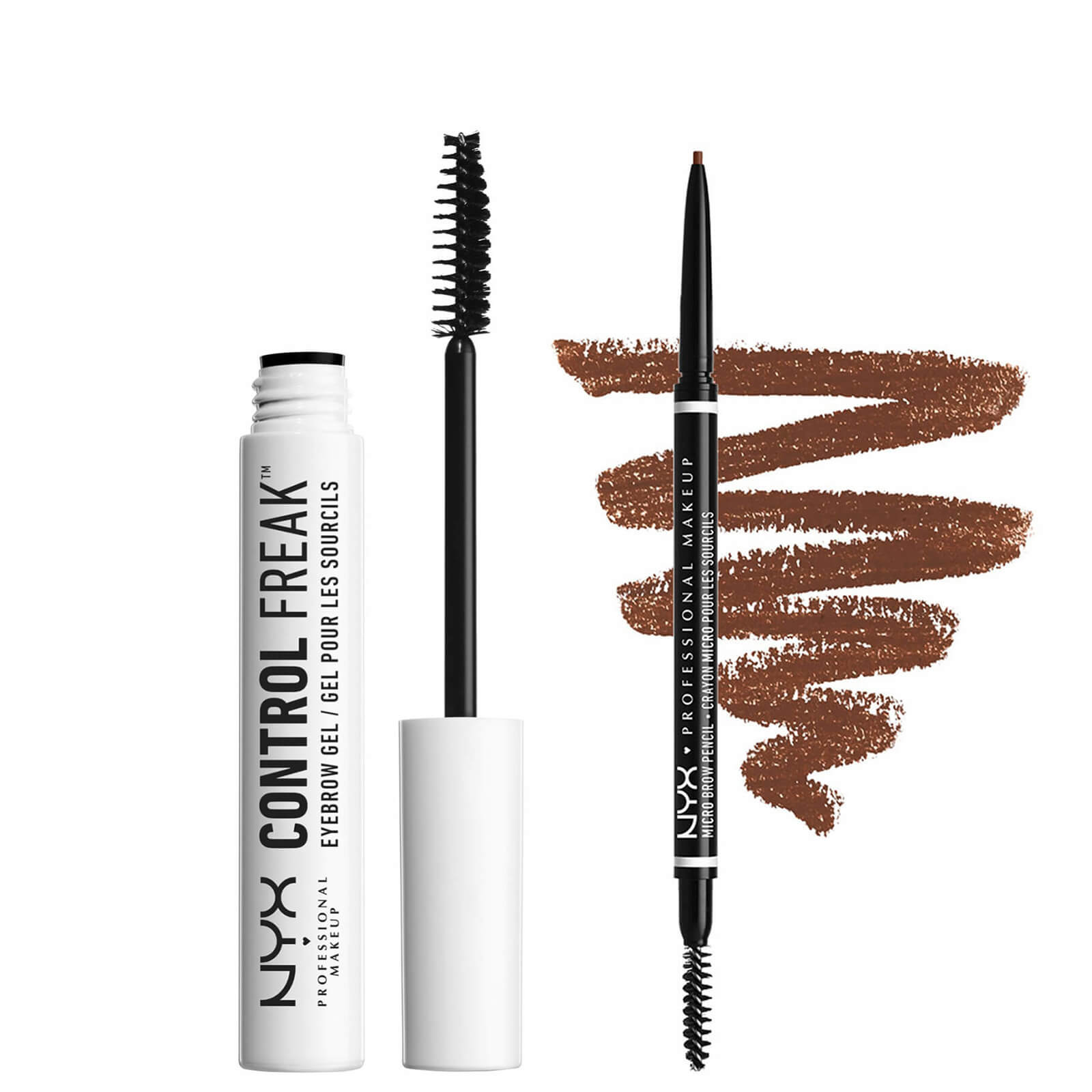 NYX Professional Makeup Tame and Define Brow Duo (verschiedene Farbtöne) - Brunette