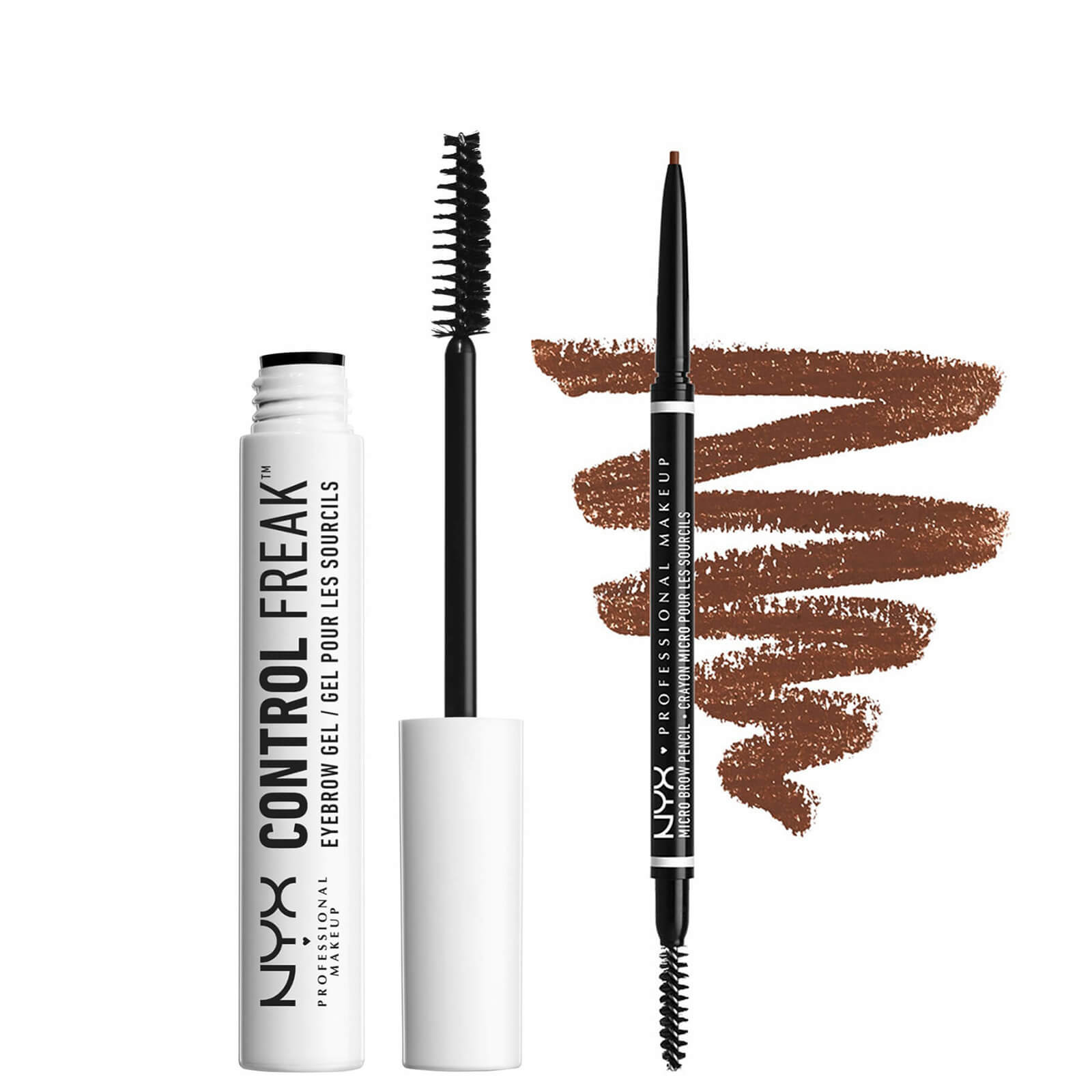 NYX Professional Makeup Tame and Define Brow Duo (verschiedene Farbtöne) - Black