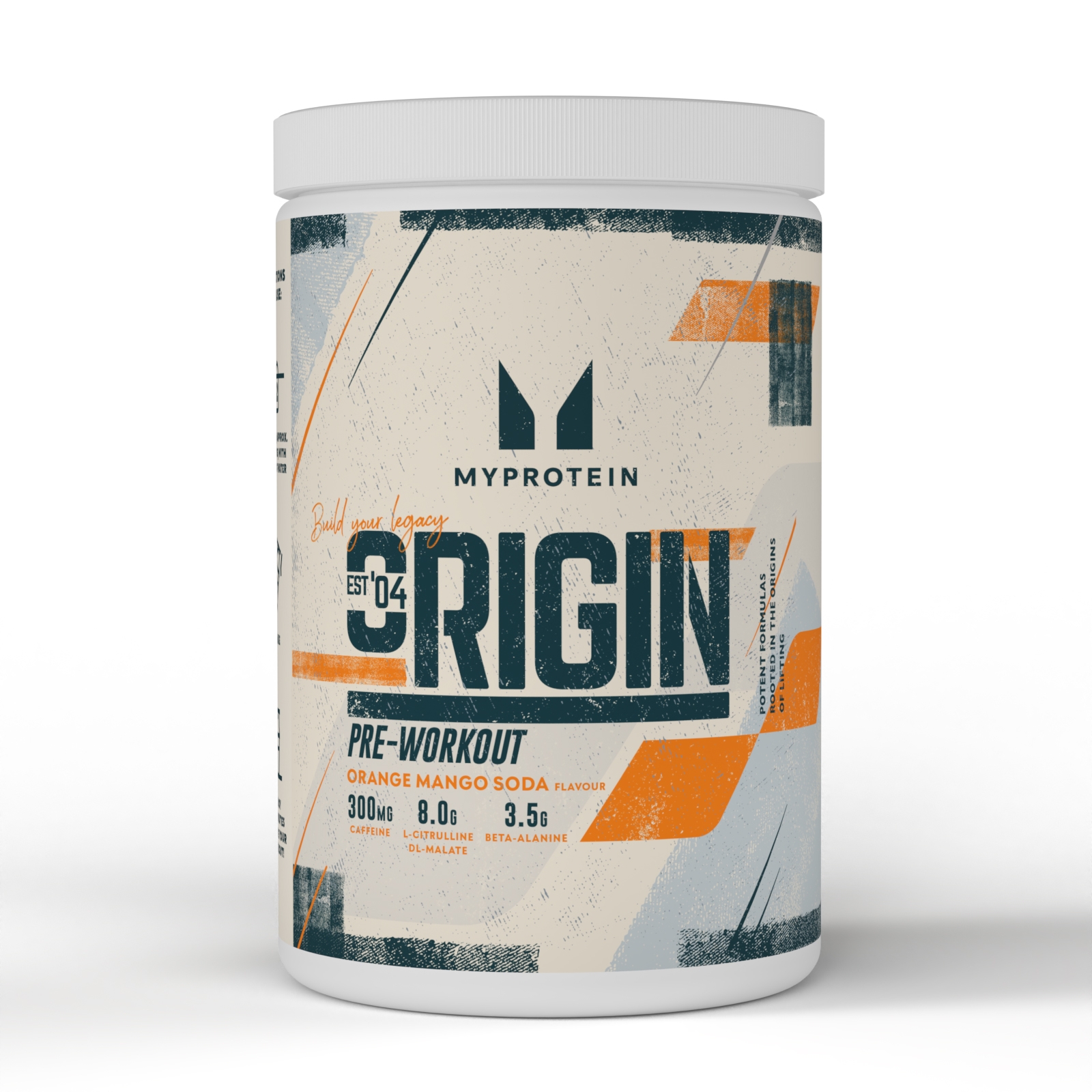 Origin Pre-Workout - 600G - 30Portionen - Orange Mango Soda