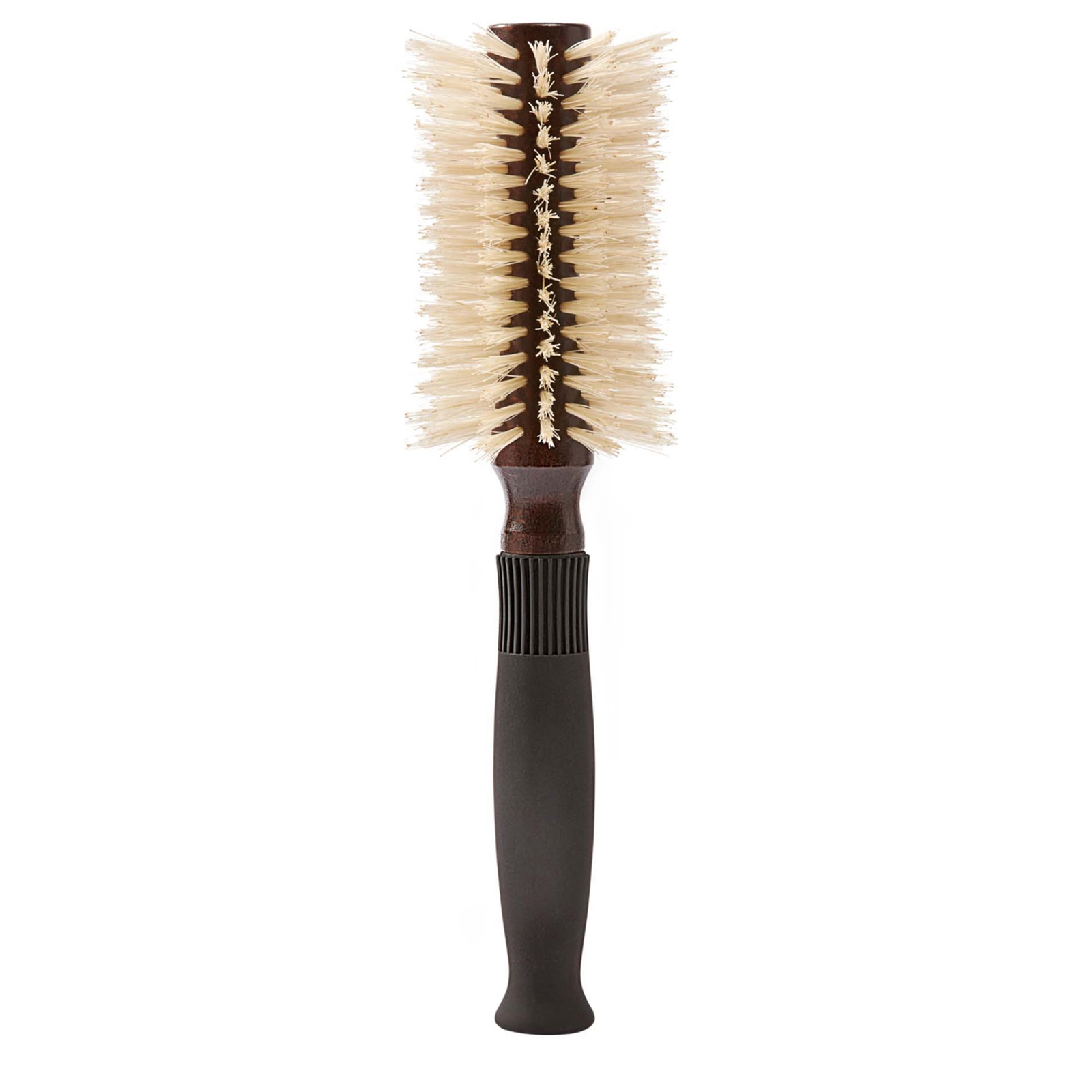 Christophe Robin Pre-Curved Blowdry Hairbrush with Natural Boar-Bristle and Wood - 12 Rows