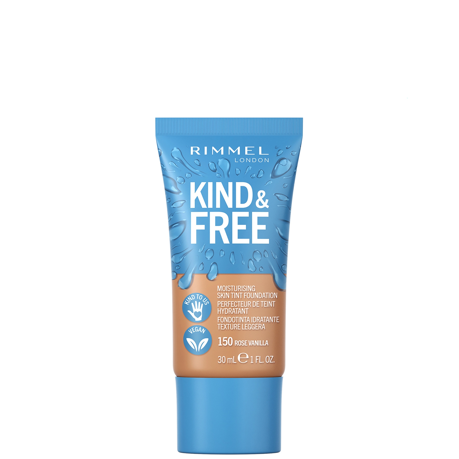 Rimmel London Kind & Free Skin Tint Foundation - Rose Vanilla