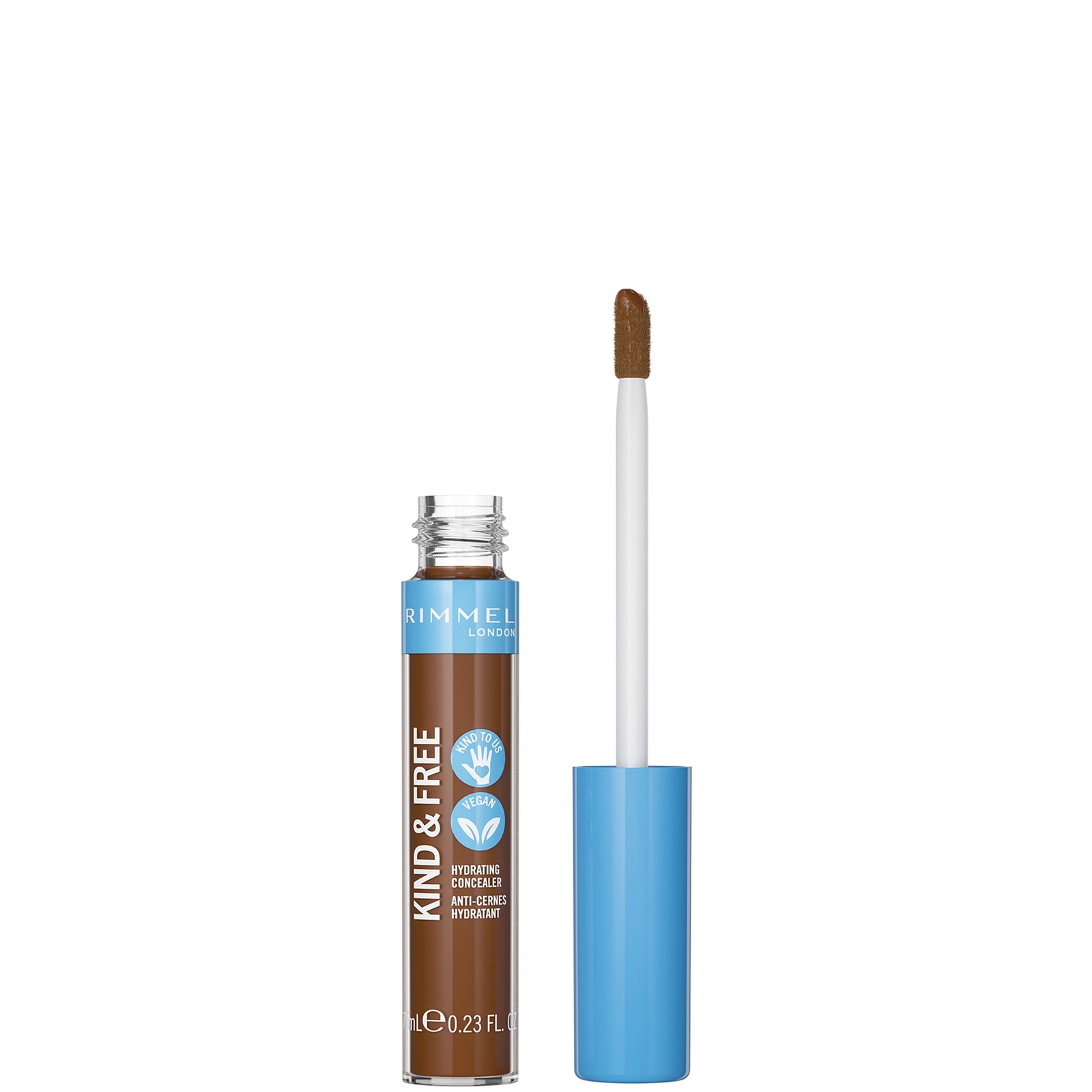 Rimmel Kind and Free Feuchtigkeitsspendender Concealer 7 ml (Verschiedene Farbtöne) - Deep
